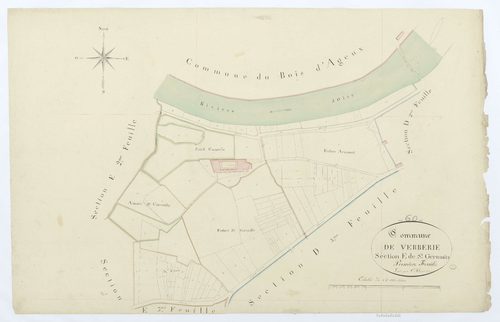 Verberie - Cadastre napoléonien, section E1