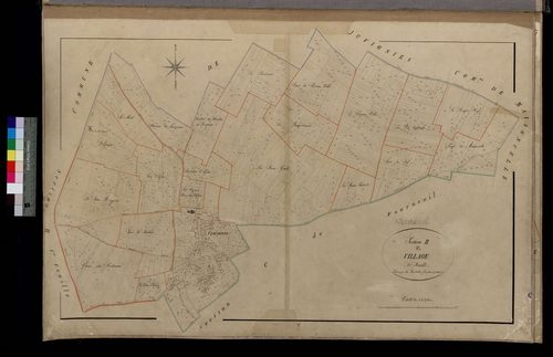 Verderel-lès-Sauqueuse - Cadastre napoléonien, section B2