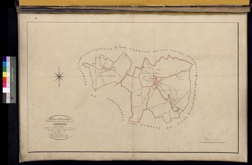 Verderel-lès-Sauqueuse - Cadastre napoléonien, tableau d'assemblage