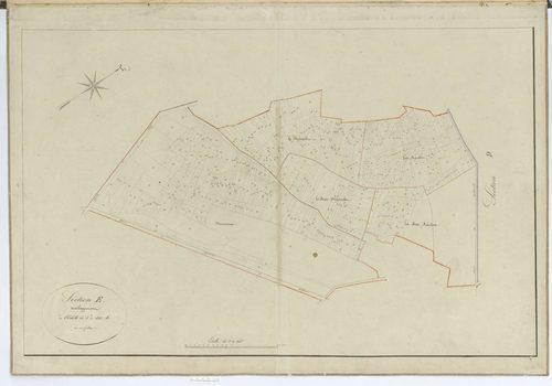 Verderonne - Cadastre napoléonien, section E2