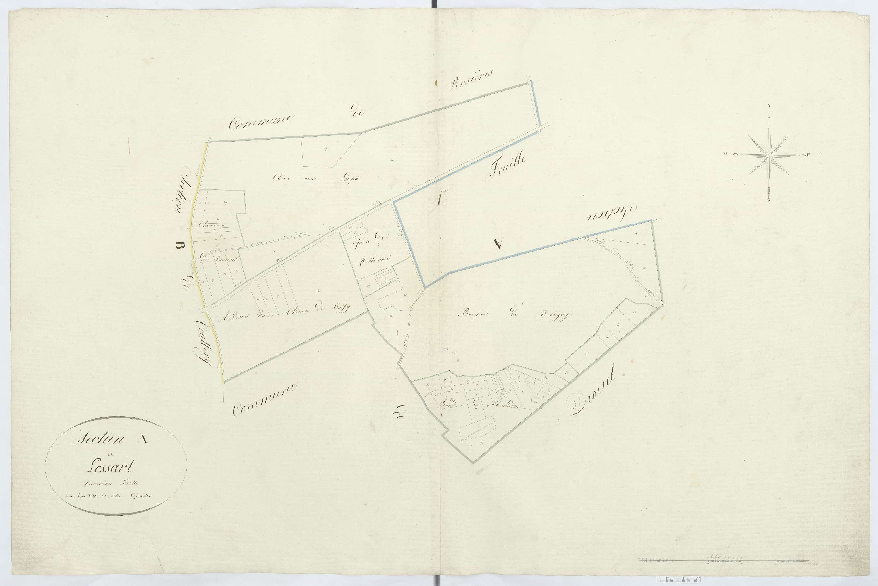 Versigny - Cadastre napoléonien, section A2