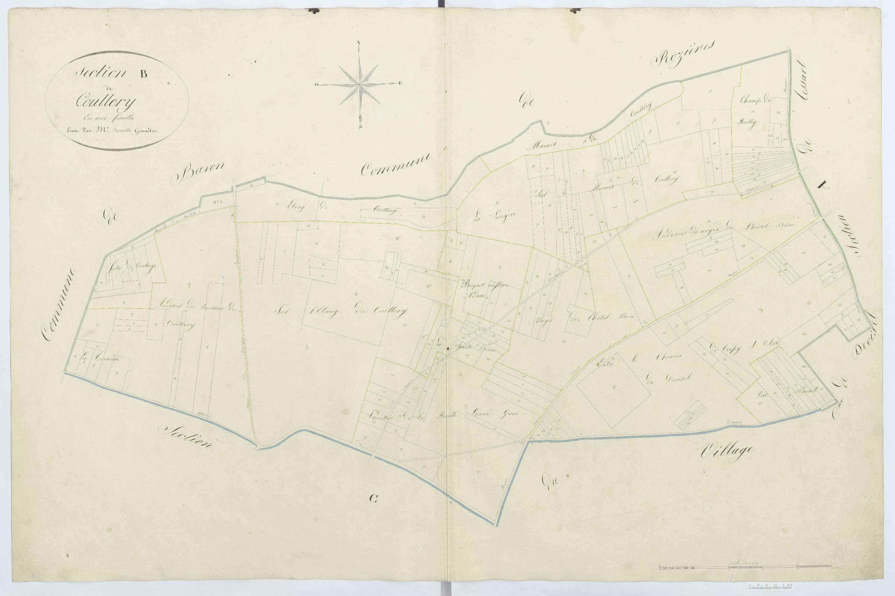 Versigny - Cadastre napoléonien, section B