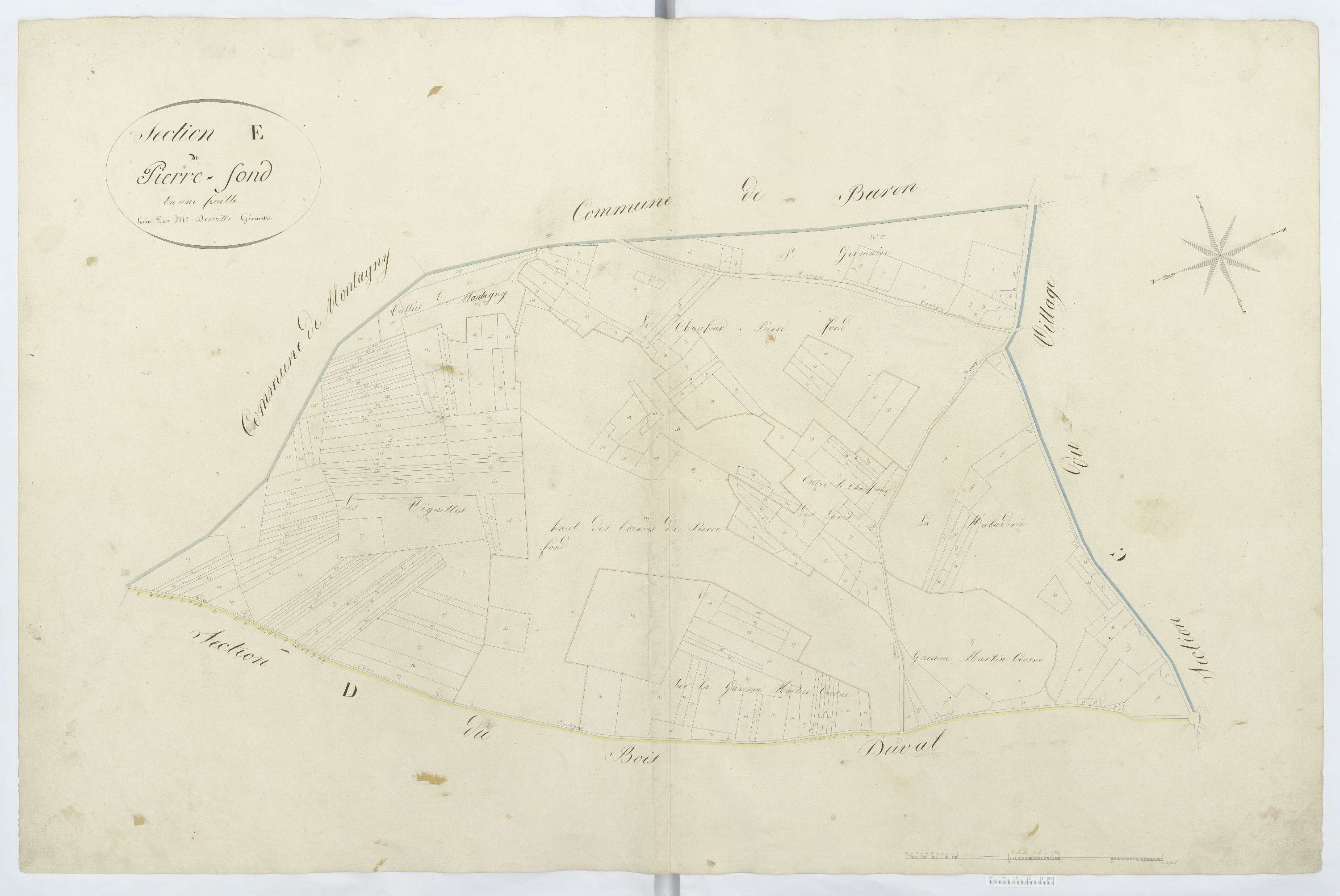 Versigny - Cadastre napoléonien, section E