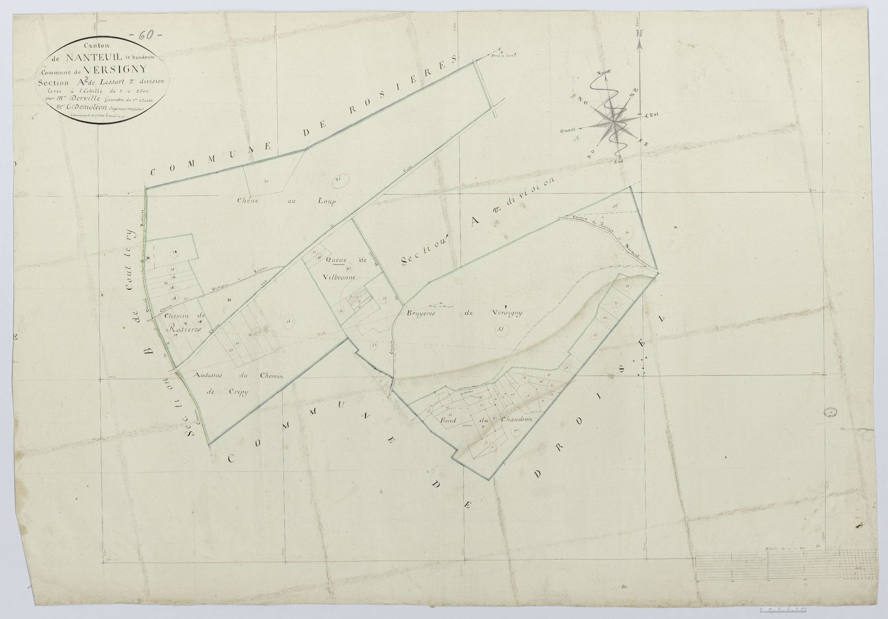 Versigny - Cadastre napoléonien, section A2