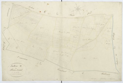 Versigny - Cadastre napoléonien, section D