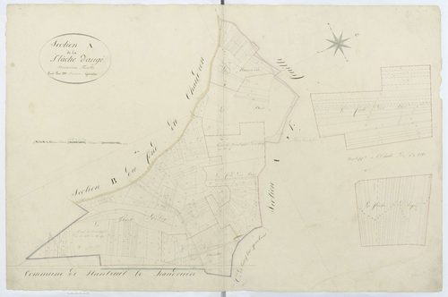 Versigny - Cadastre napoléonien, section A2 de Droiselles