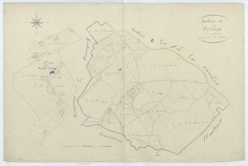 Versigny - Cadastre napoléonien, section C de Droiselles
