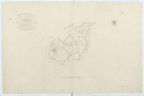 Versigny - Cadastre napoléonien, tableau d'assemblage de Droiselles