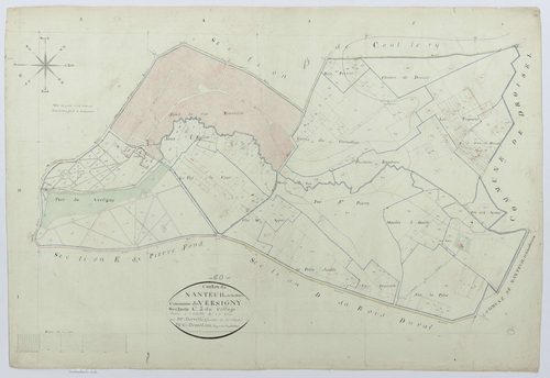 Versigny - Cadastre napoléonien, section C, feuille unique