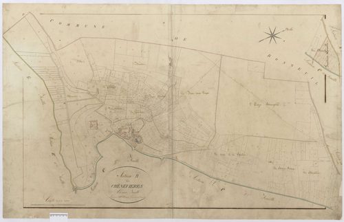 Vez - Cadastre napoléonien, section B