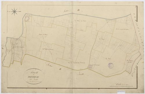 Vez - Cadastre napoléonien, section E1