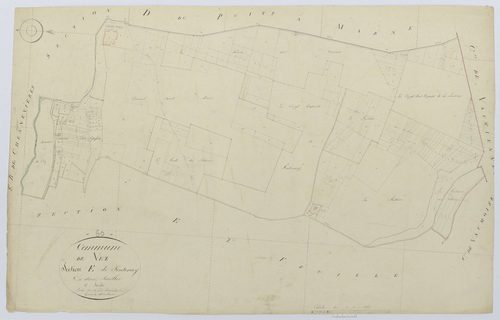 Vez - Cadastre napoléonien, section E1