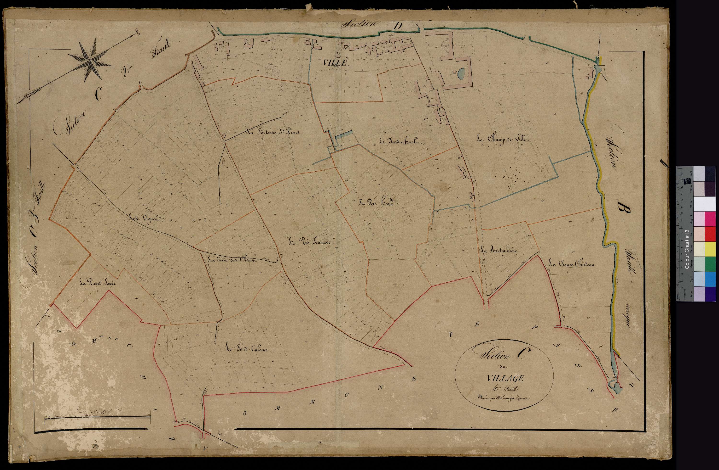 Ville - Cadastre napoléonien, section C4