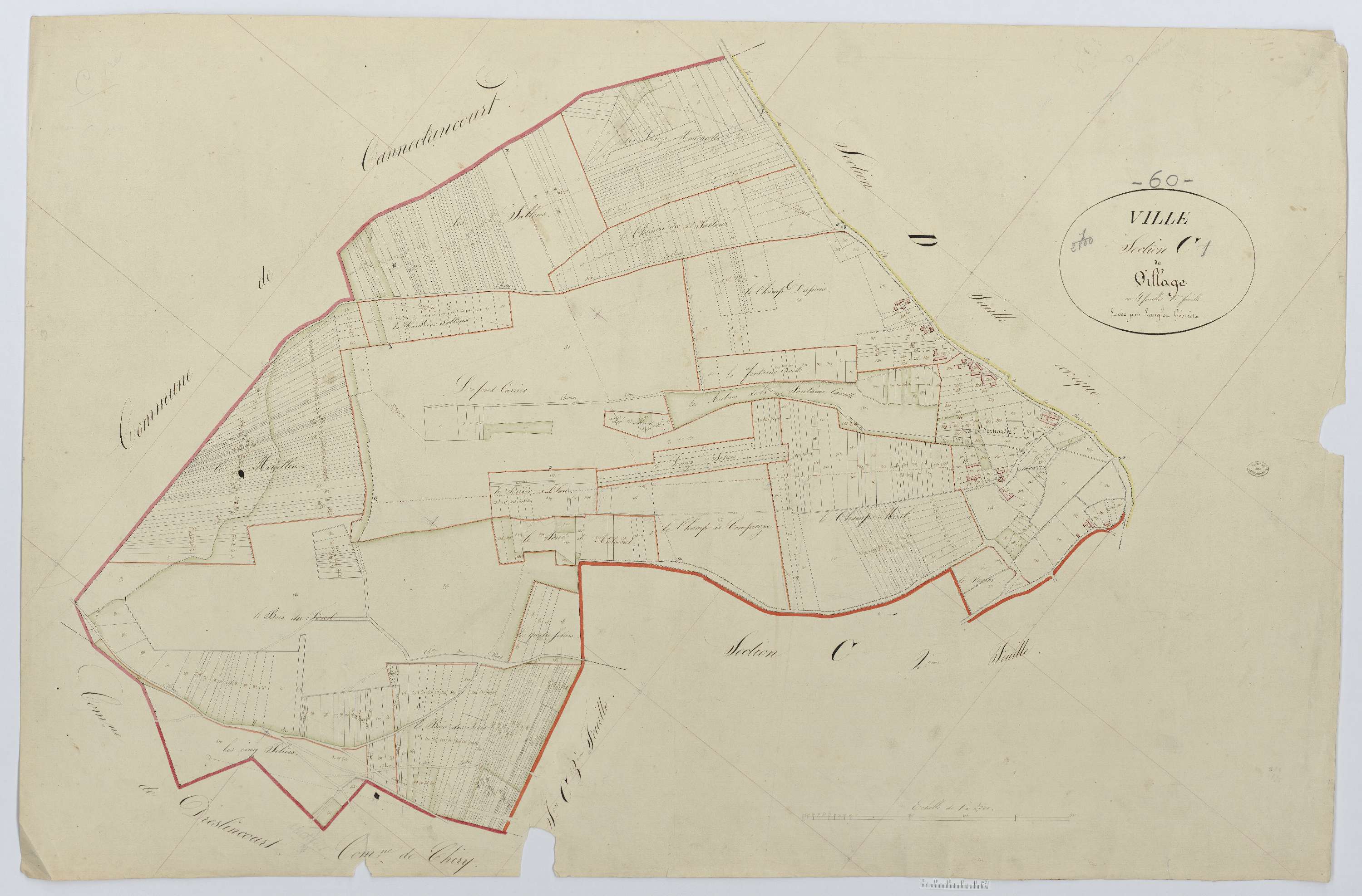 Ville - Cadastre napoléonien, section C1
