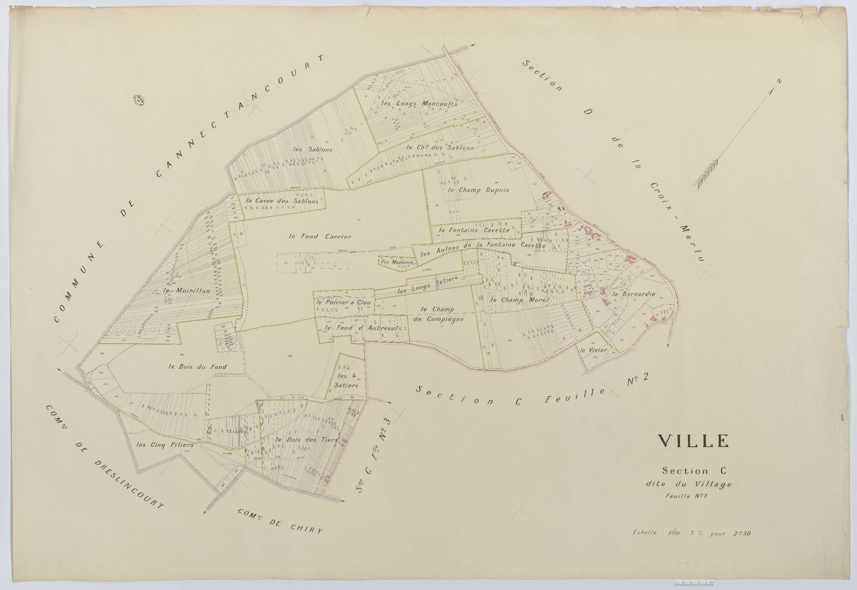 Ville - Cadastre napoléonien (copie), section C1