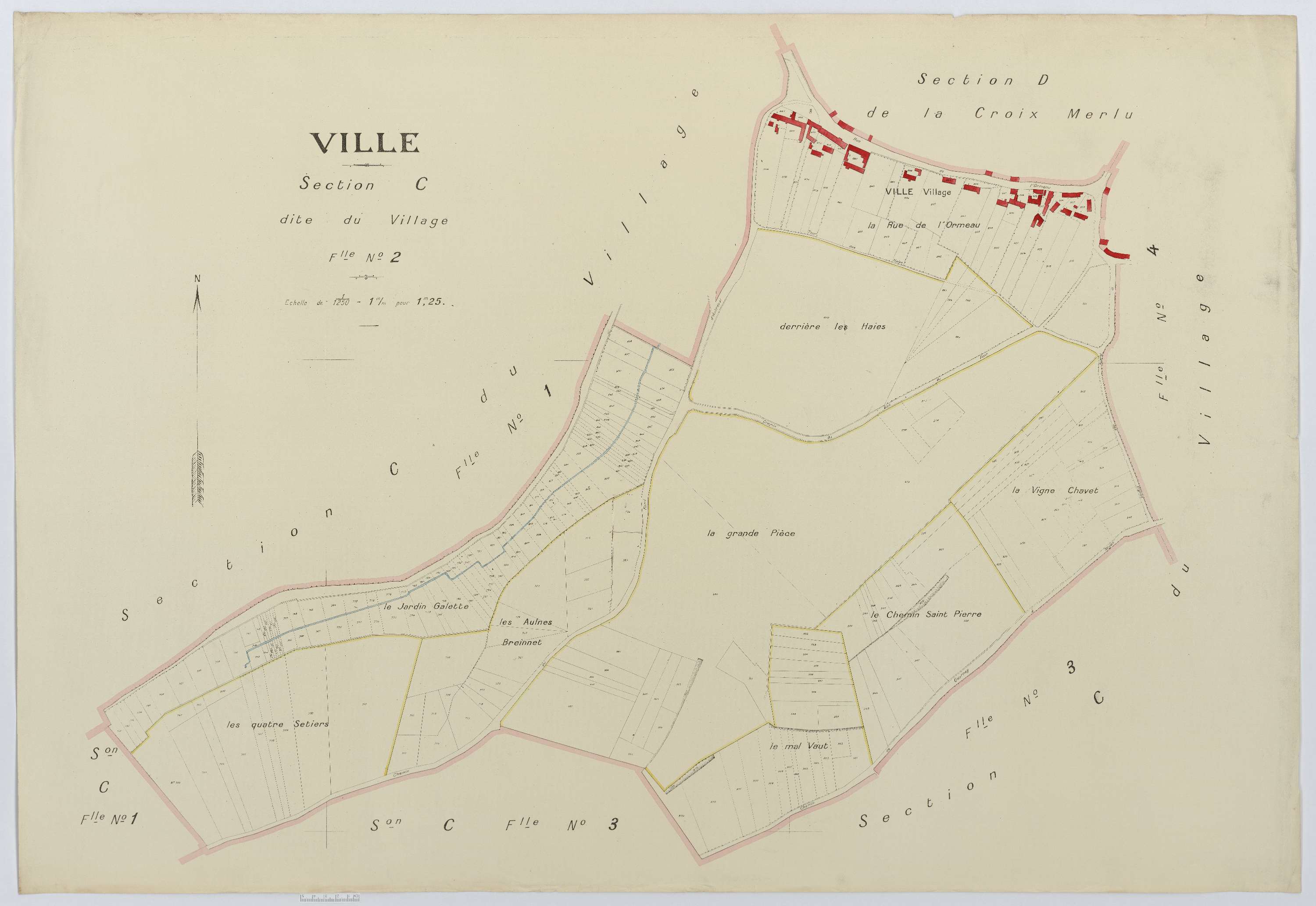 Ville - Cadastre napoléonien (copie), section C2