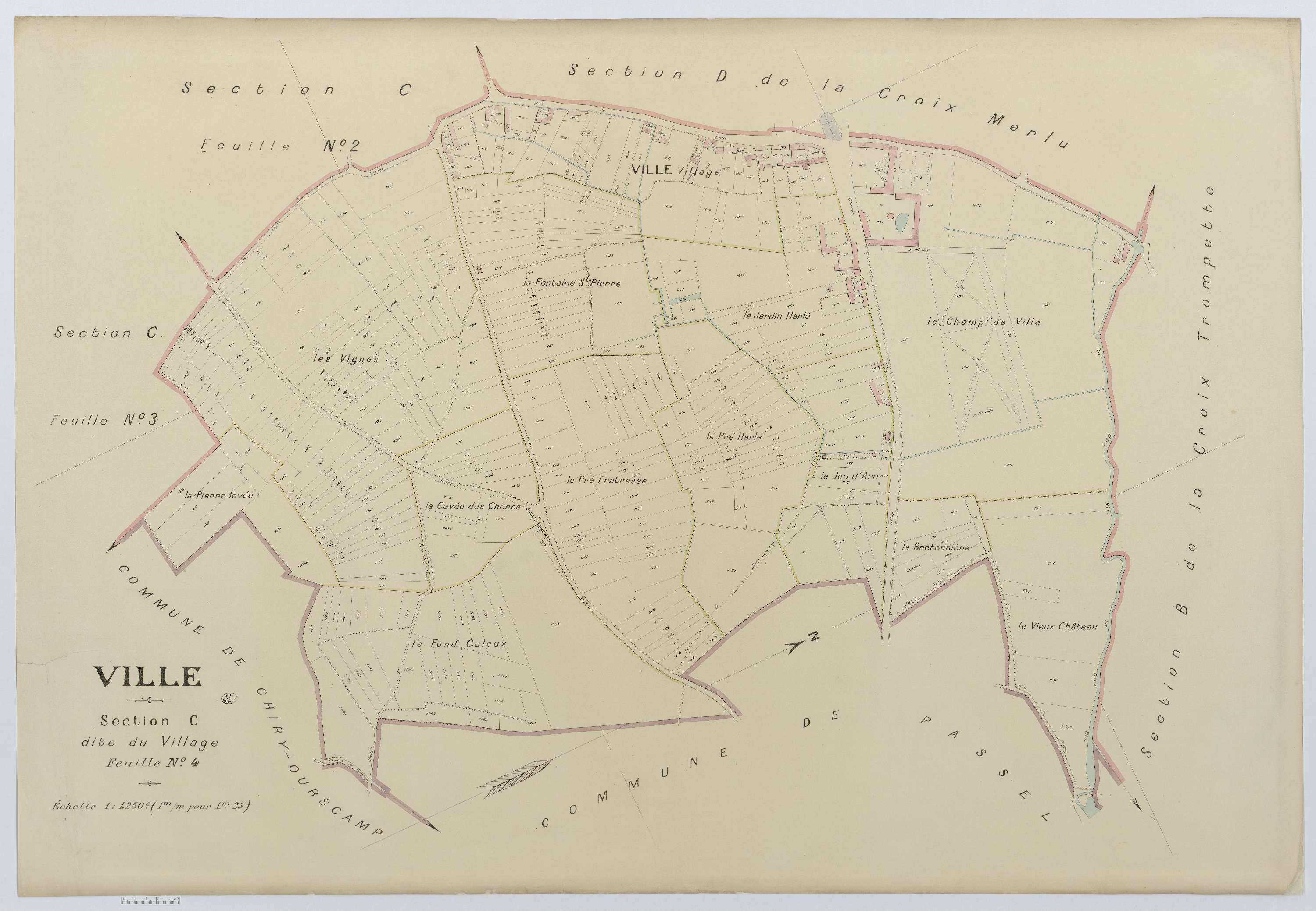 Ville - Cadastre napoléonien (copie), section C4