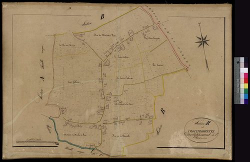 Ville - Cadastre napoléonien, section B, développement