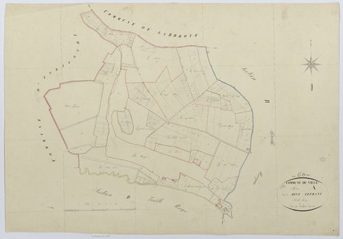Ville - Cadastre napoléonien, section A, feuille unique