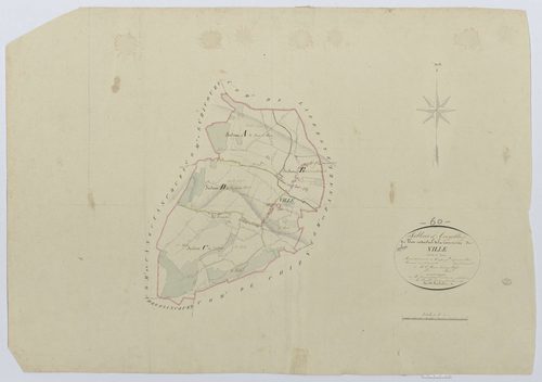 Ville - Cadastre napoléonien, tableau d'assemblage