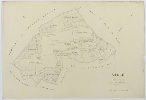 Ville - Cadastre napoléonien (copie), section C1