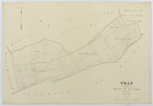 Ville - Cadastre napoléonien (copie), section C3
