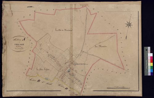 Villeneuve-les-Sablons - Cadastre napoléonien, section A