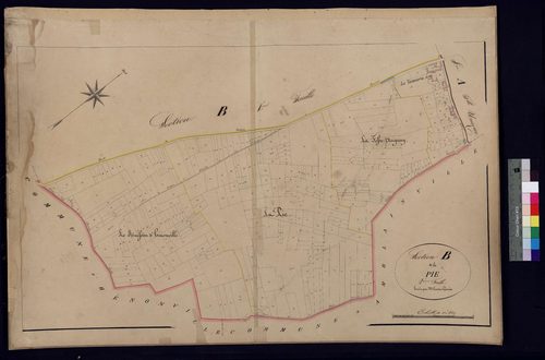 Villeneuve-les-Sablons - Cadastre napoléonien, section B2