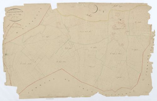 La Villeneuve-sous-Thury - Cadastre napoléonien, section A, feuille unique