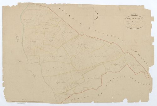 La Villeneuve-sous-Thury - Cadastre napoléonien, section B, feuille unique