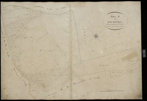 Villers-Saint-Barthélemy - Cadastre napoléonien, section B1