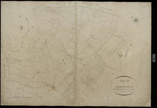 Villers-Saint-Barthélemy - Cadastre napoléonien, section B2