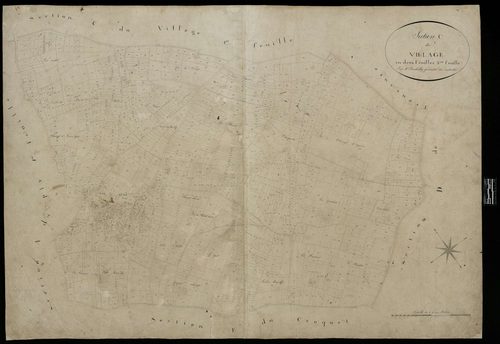Villers-Saint-Barthélemy - Cadastre napoléonien, section C2