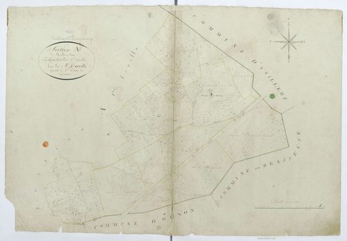 Villers-Saint-Frambourg - Cadastre napoléonien, section A2