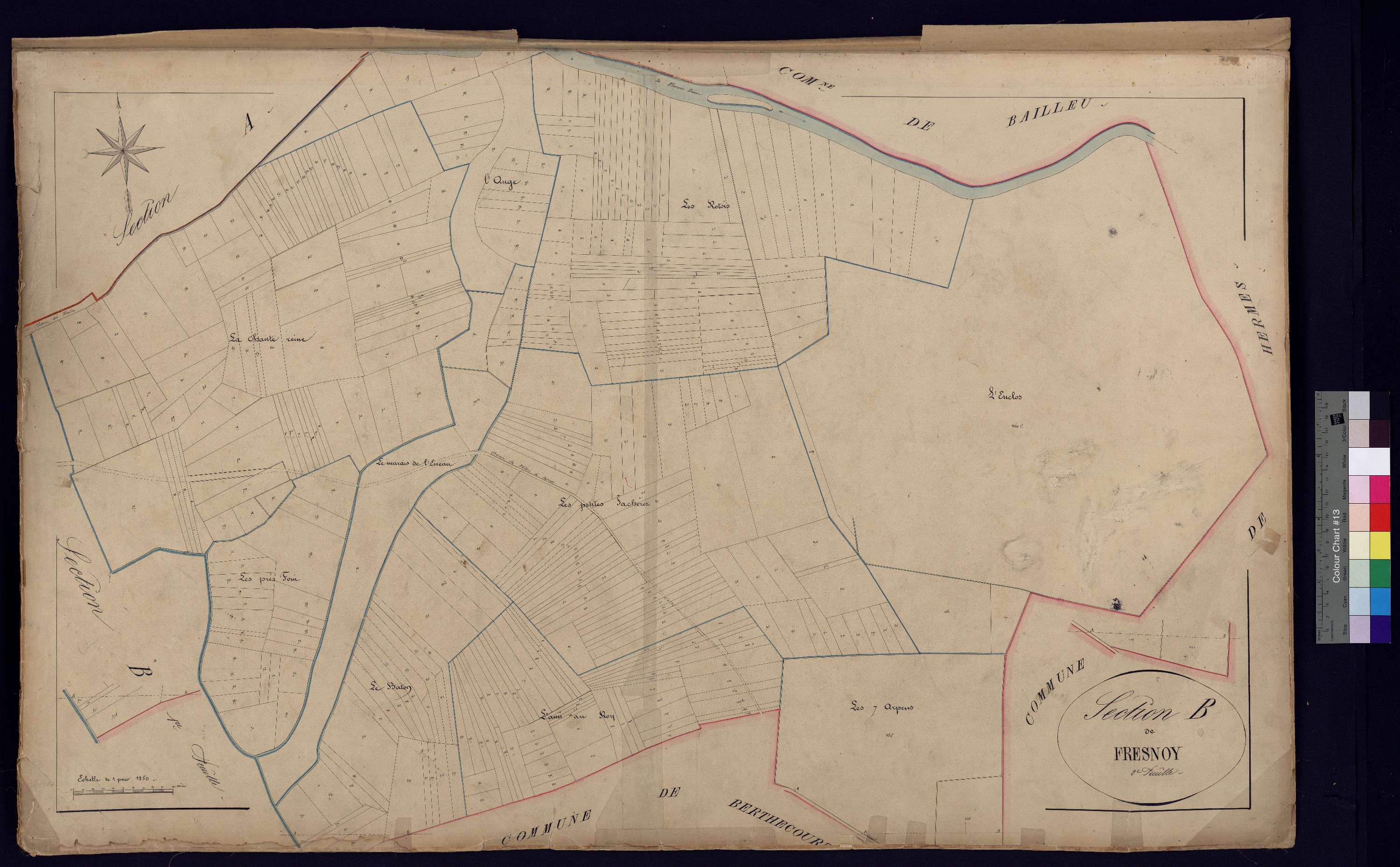 Villers-Saint-Sépulcre - Cadastre napoléonien, section B2