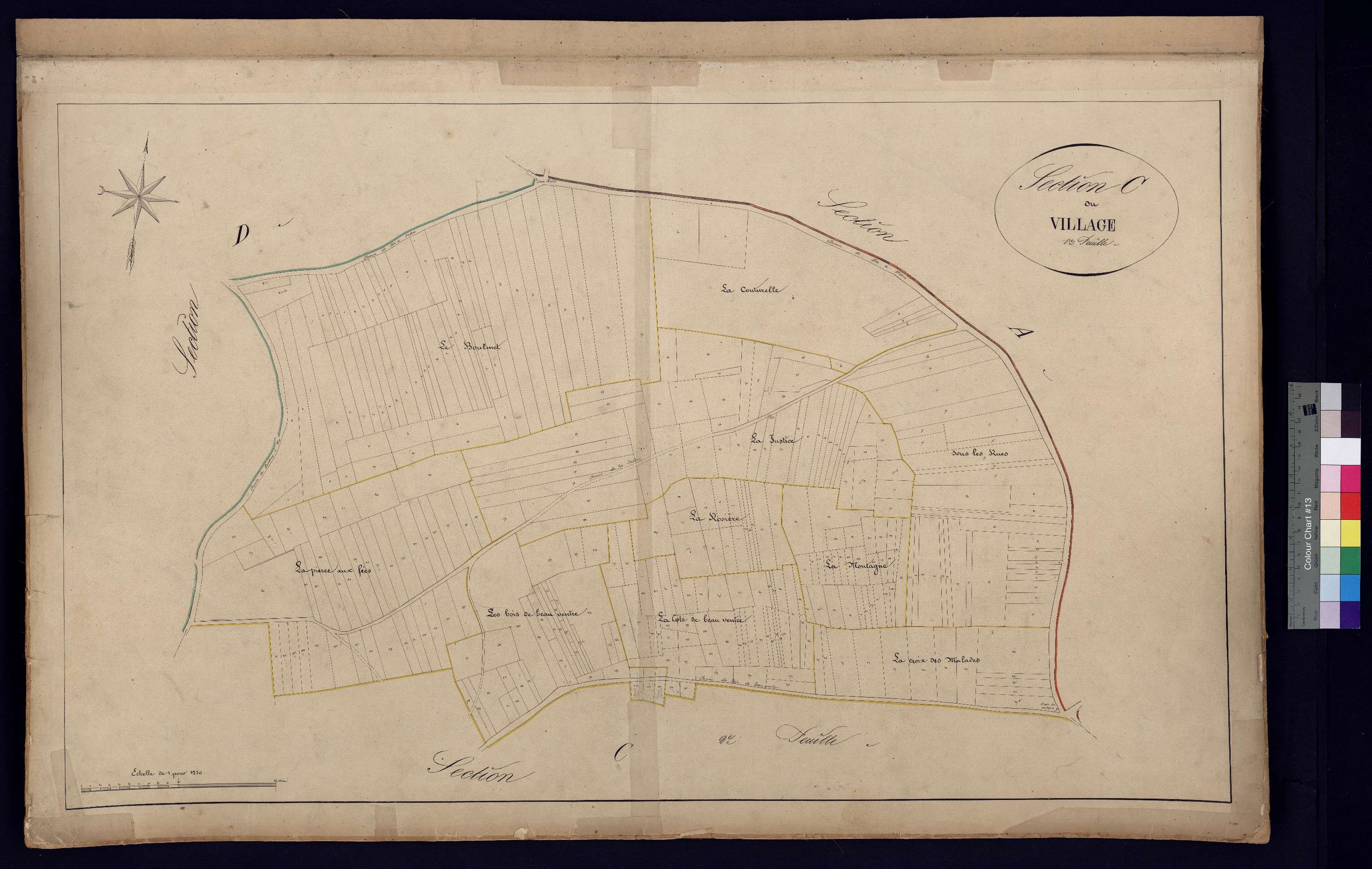 Villers-Saint-Sépulcre - Cadastre napoléonien, section C1