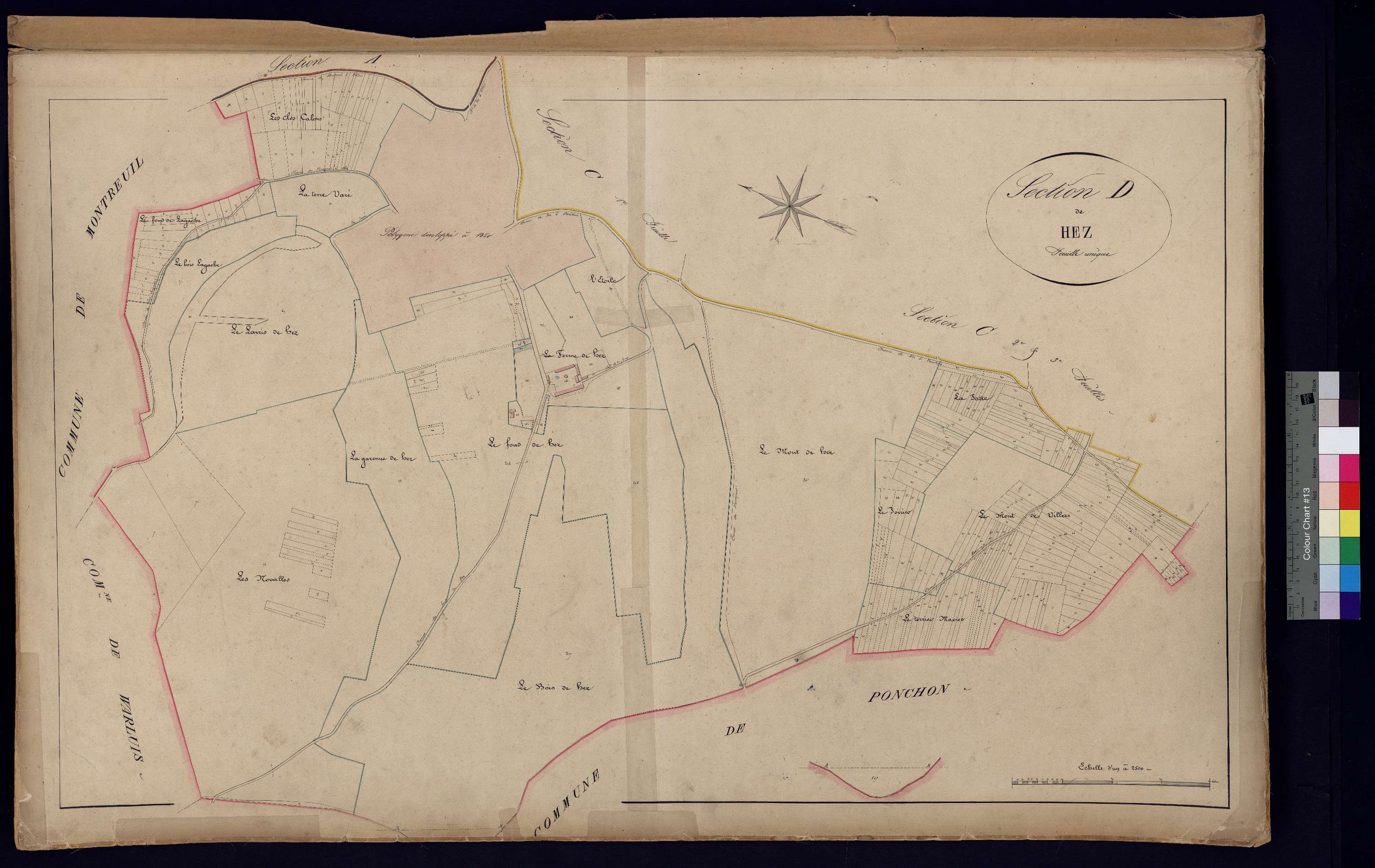 Villers-Saint-Sépulcre - Cadastre napoléonien, section D