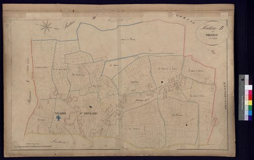 Villers-Saint-Sépulcre - Cadastre napoléonien, section B1