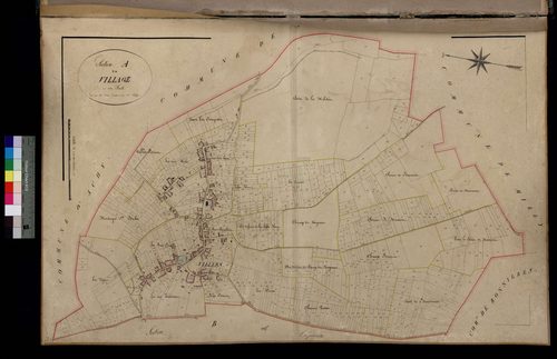 Villers-sur-Bonnières - Cadastre napoléonien, section A