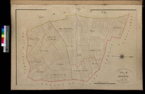 Villers-sur-Bonnières - Cadastre napoléonien, section B