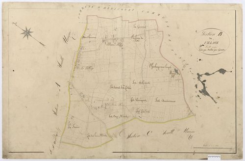 Villers-Vermont - Cadastre napoléonien, section B