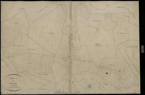 Villotran - Cadastre napoléonien, section A