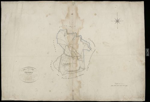 Villotran - Cadastre napoléonien, tableau d'assemblage