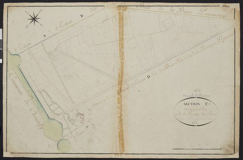 Vineuil-Saint-Firmin - Cadastre napoléonien, section C, feuille unique
