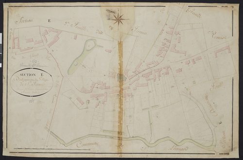 Vineuil-Saint-Firmin - Cadastre napoléonien, section E1