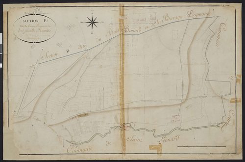 Vineuil-Saint-Firmin - Cadastre napoléonien, section E2