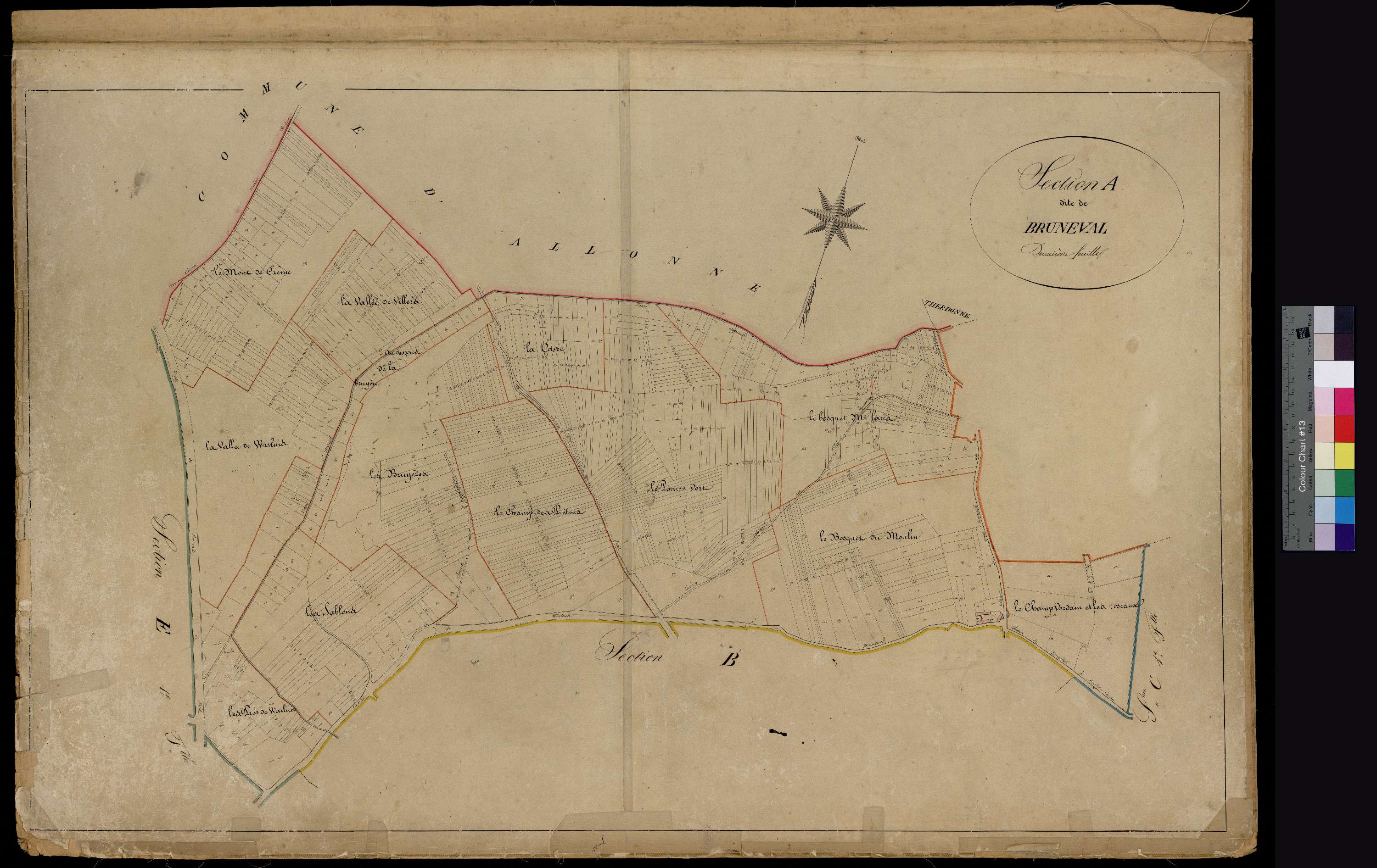 Warluis - Cadastre napoléonien, section A2