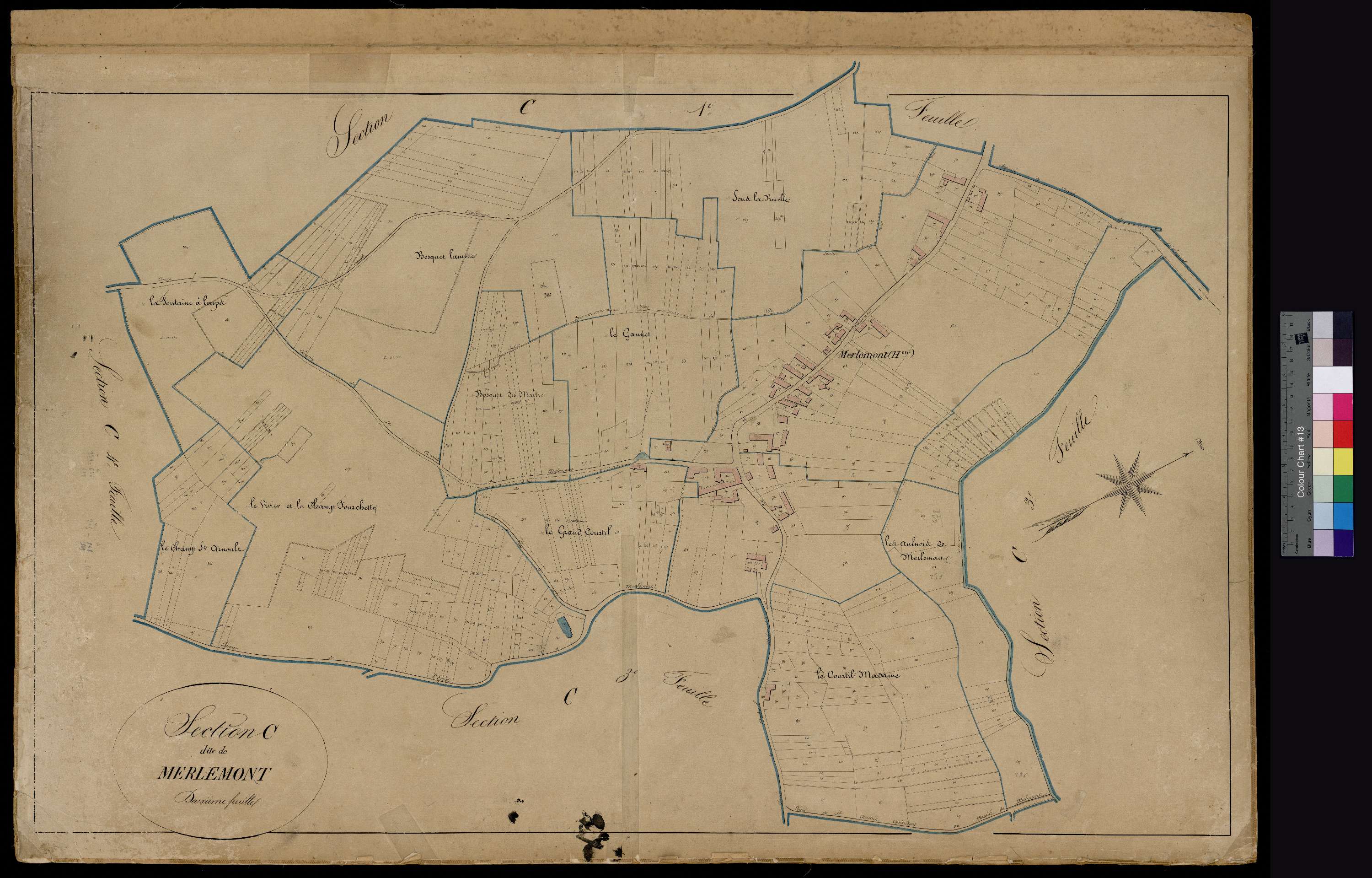 Warluis - Cadastre napoléonien, section C2