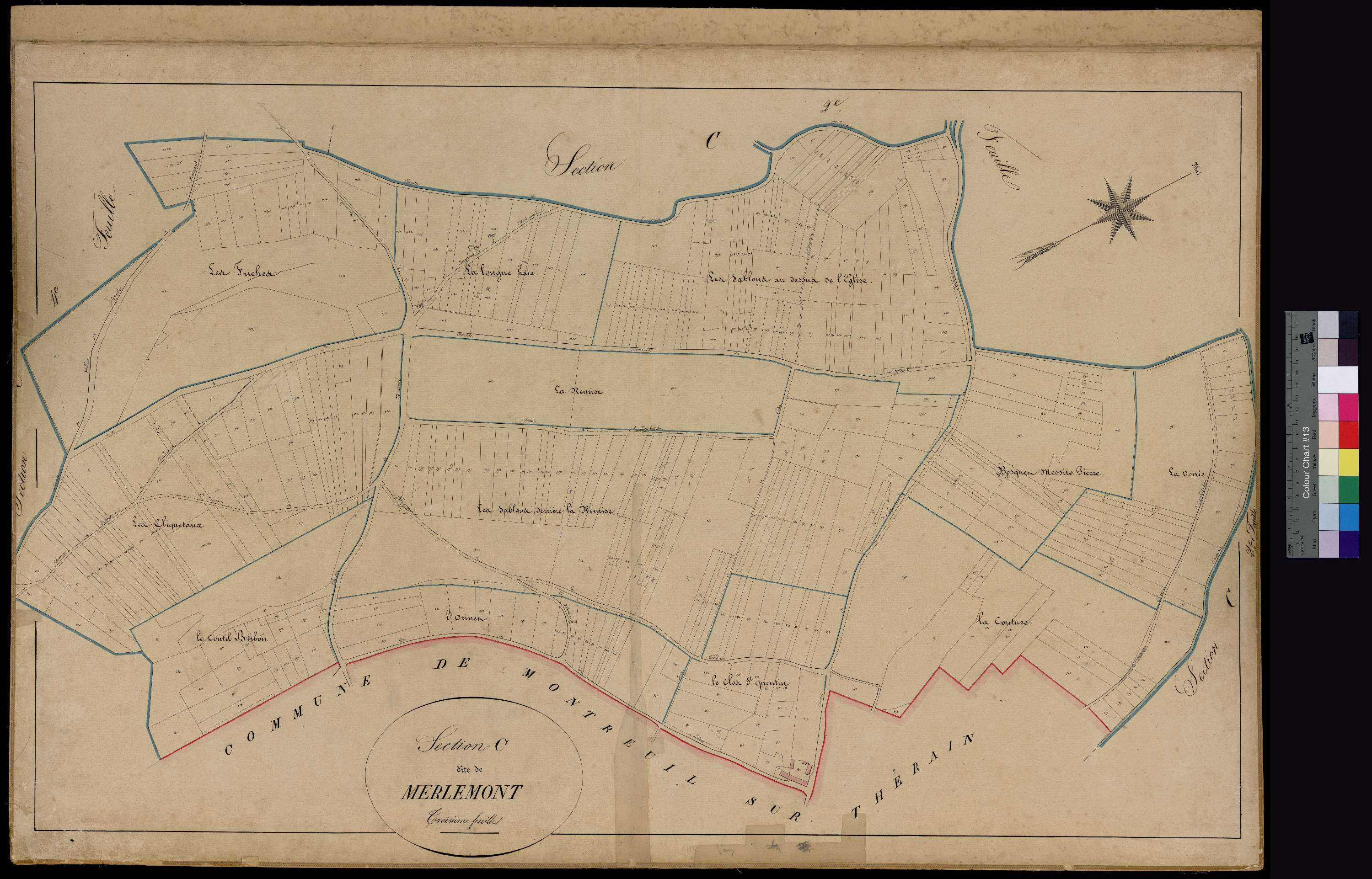 Warluis - Cadastre napoléonien, section C3