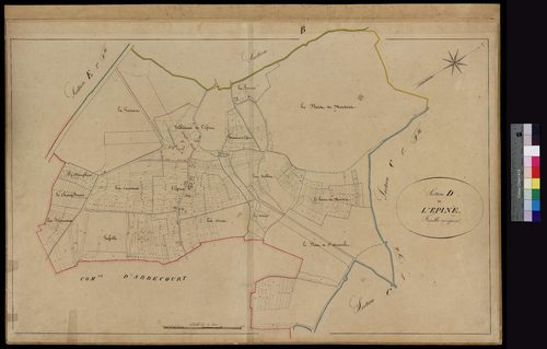 Warluis - Cadastre napoléonien, section D